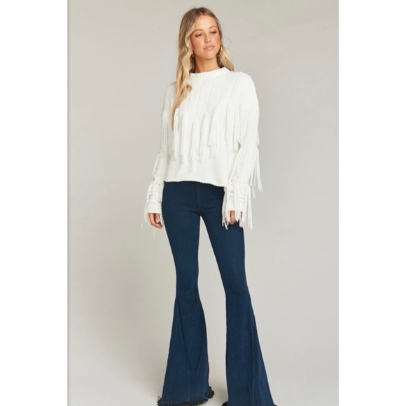 Show Me Your Mumu Carlton Crop Fringe Sweater - Picture 3 of 12